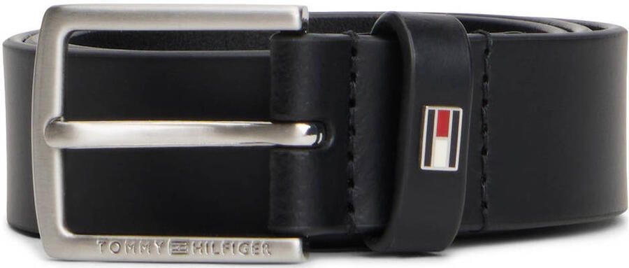 Tommy Hilfiger leren riem zwart