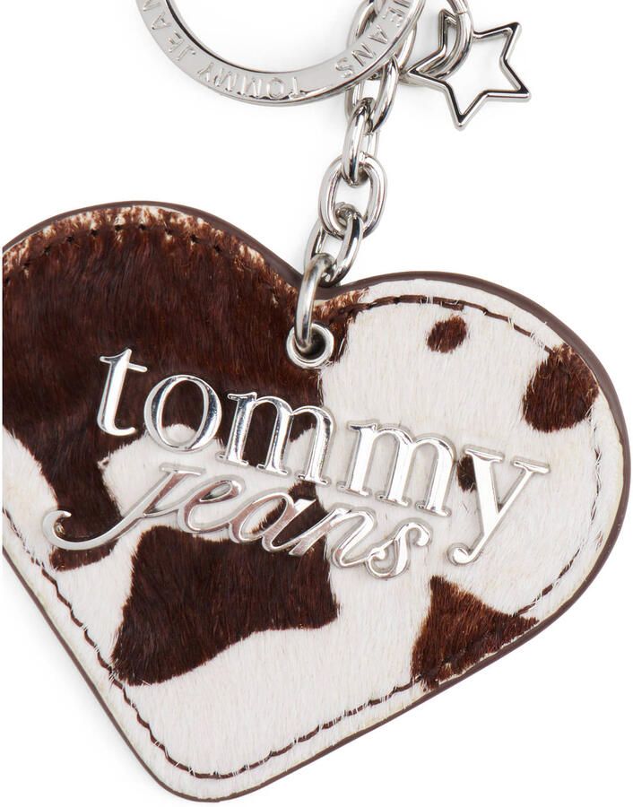 Tommy Hilfiger leren sleutelhanger TJW Cow bruin - Foto 2