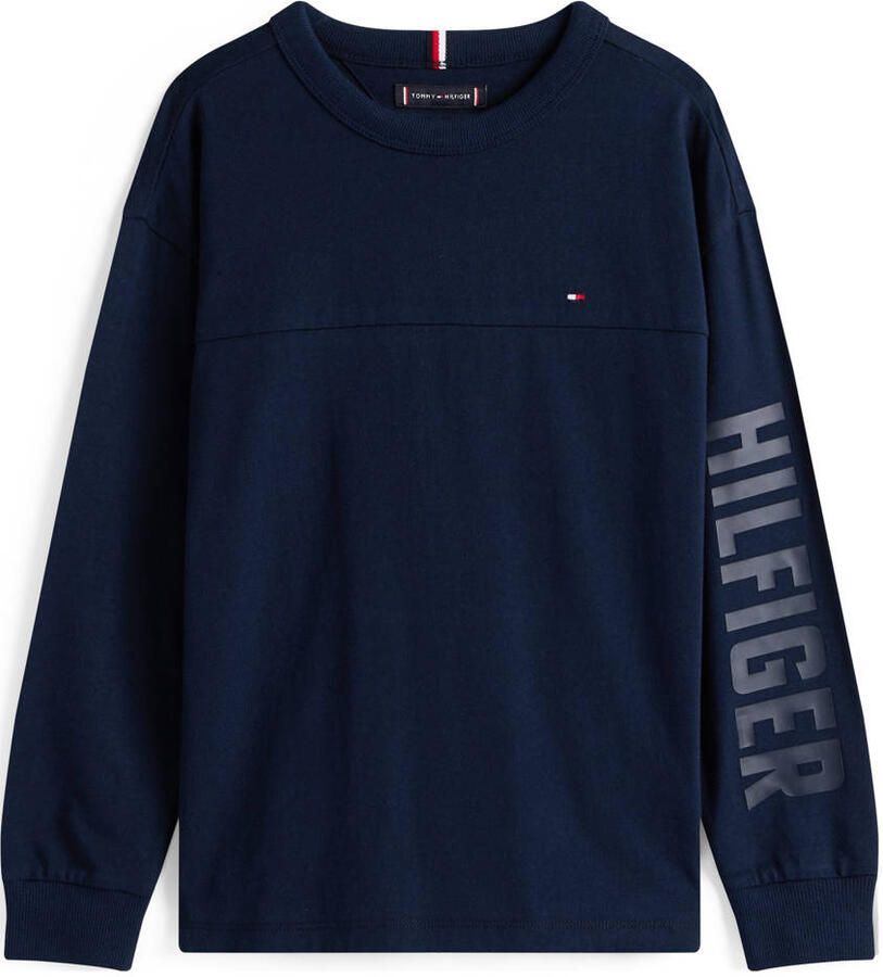 Tommy Hilfiger Sweater Hilfiger Sleeve Graphic Tee Ls - Foto 3
