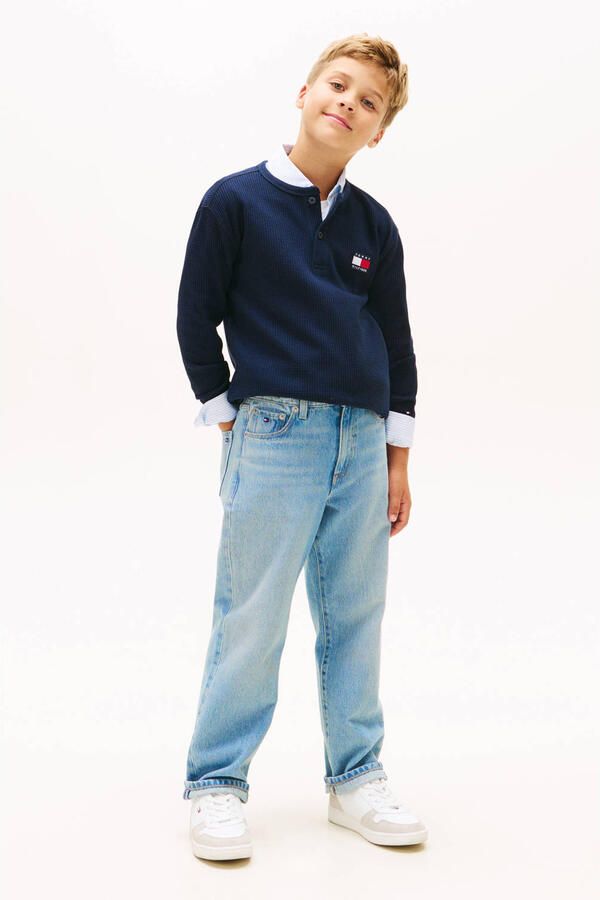 Tommy Hilfiger longsleeve donkerblauw - Foto 3