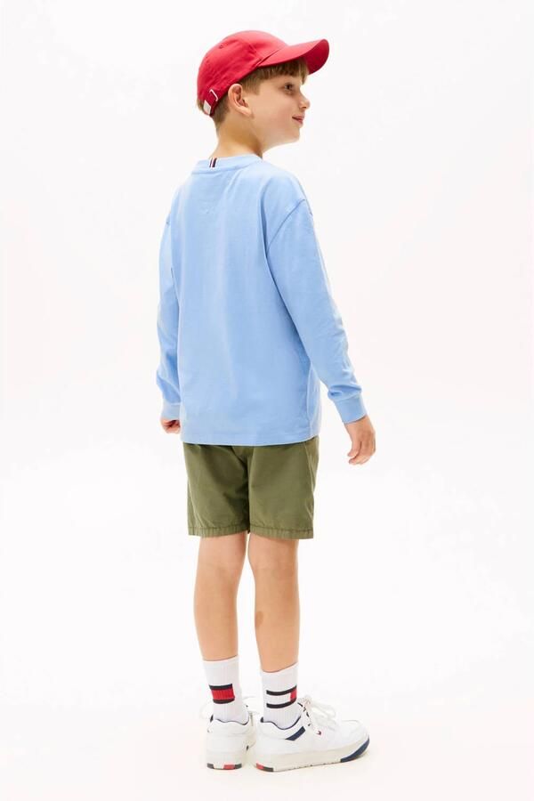Tommy Hilfiger Shirt met lange mouwen ESSENTIAL T-SHIRT LS voor kinderen tot 16 jaar merklogo