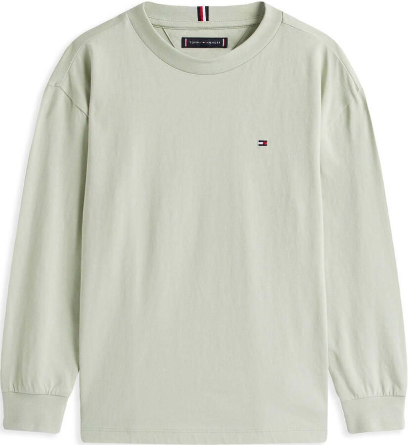 Tommy Hilfiger Shirt met lange mouwen ESSENTIAL T-SHIRT LS voor kinderen tot 16 jaar merklogo