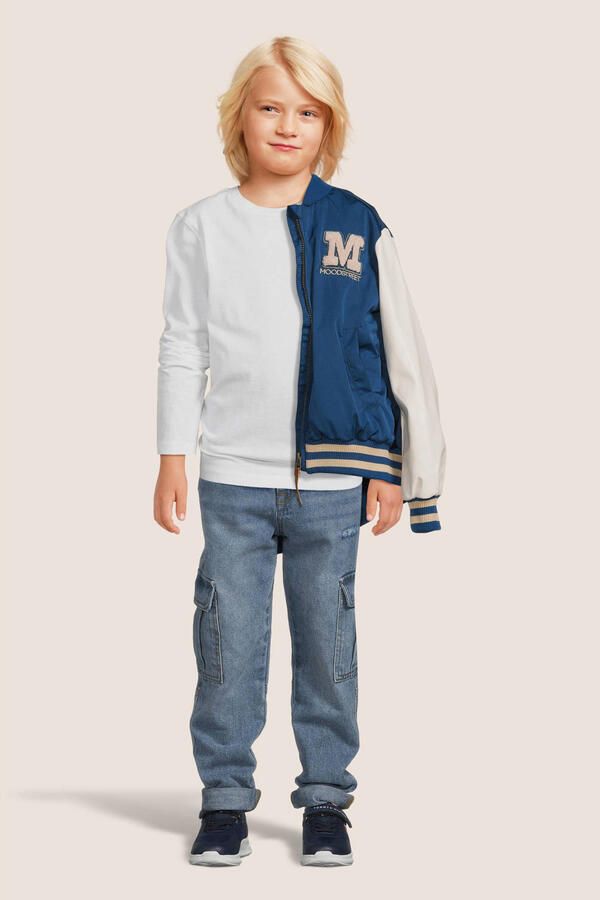 Tommy Hilfiger Teens Shjrt met lange mouwen van biologisch katoen