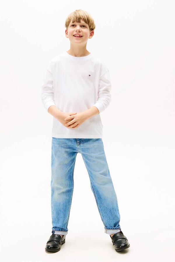 Tommy Hilfiger Shirt met lange mouwen ESSENTIAL T-SHIRT LS voor kinderen tot 16 jaar merklogo - Foto 2
