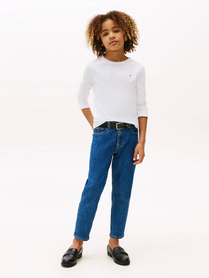 Tommy Hilfiger Teens Shjrt met lange mouwen van biologisch katoen - Foto 2