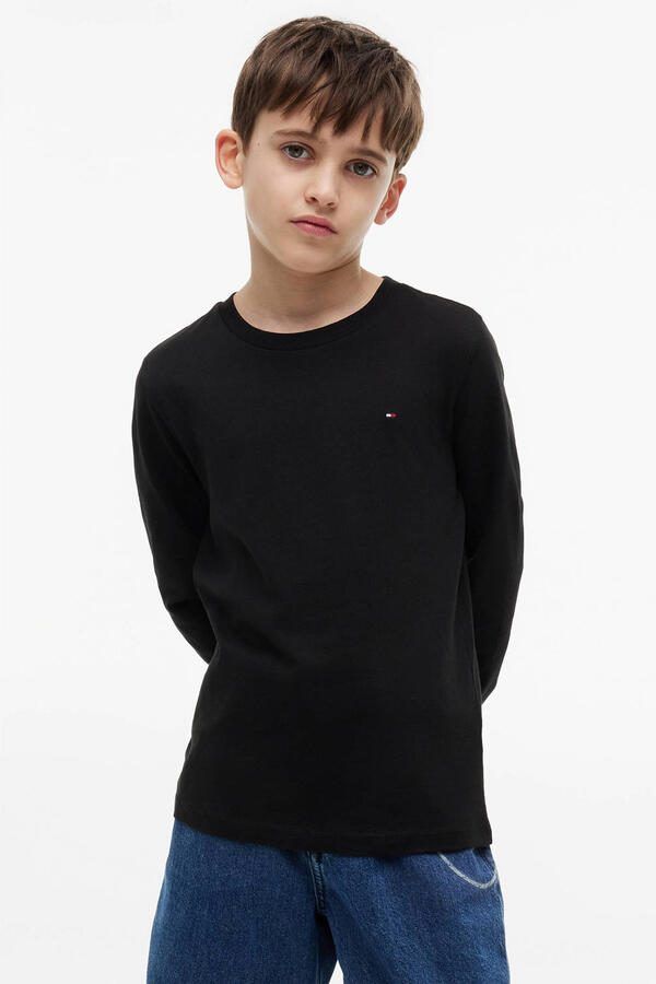 Tommy Hilfiger Shirt met lange mouwen BOYS BASIC CN KNIT L S Kinderen Kids Junior MiniMe voor jongens - Foto 4