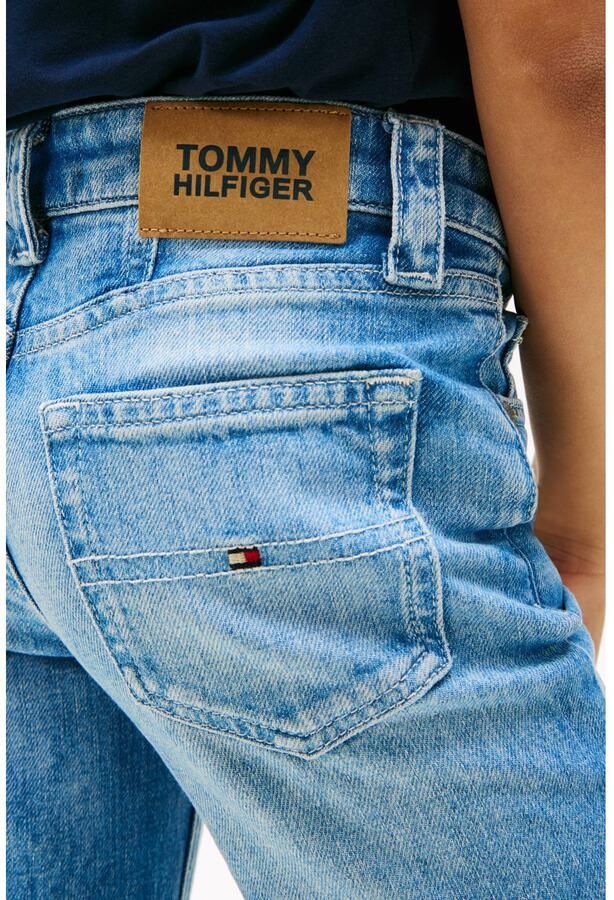 Tommy Hilfiger Teens Straight fit jeans van katoenmix