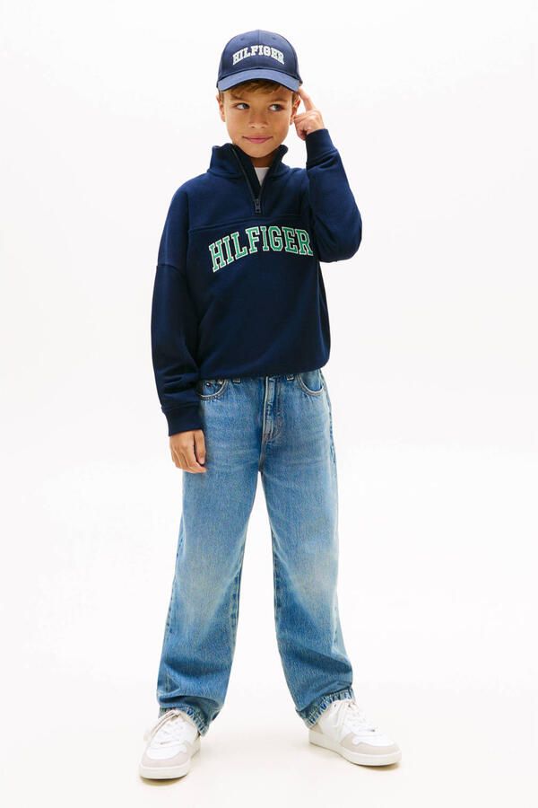 Tommy Hilfiger Kids loose fit jeans met 5-pocketmodel - Foto 2