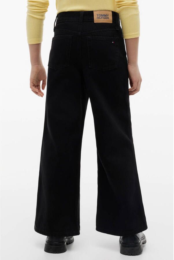 Tommy Hilfiger Mabel wide leg jeans zwart - Foto 2