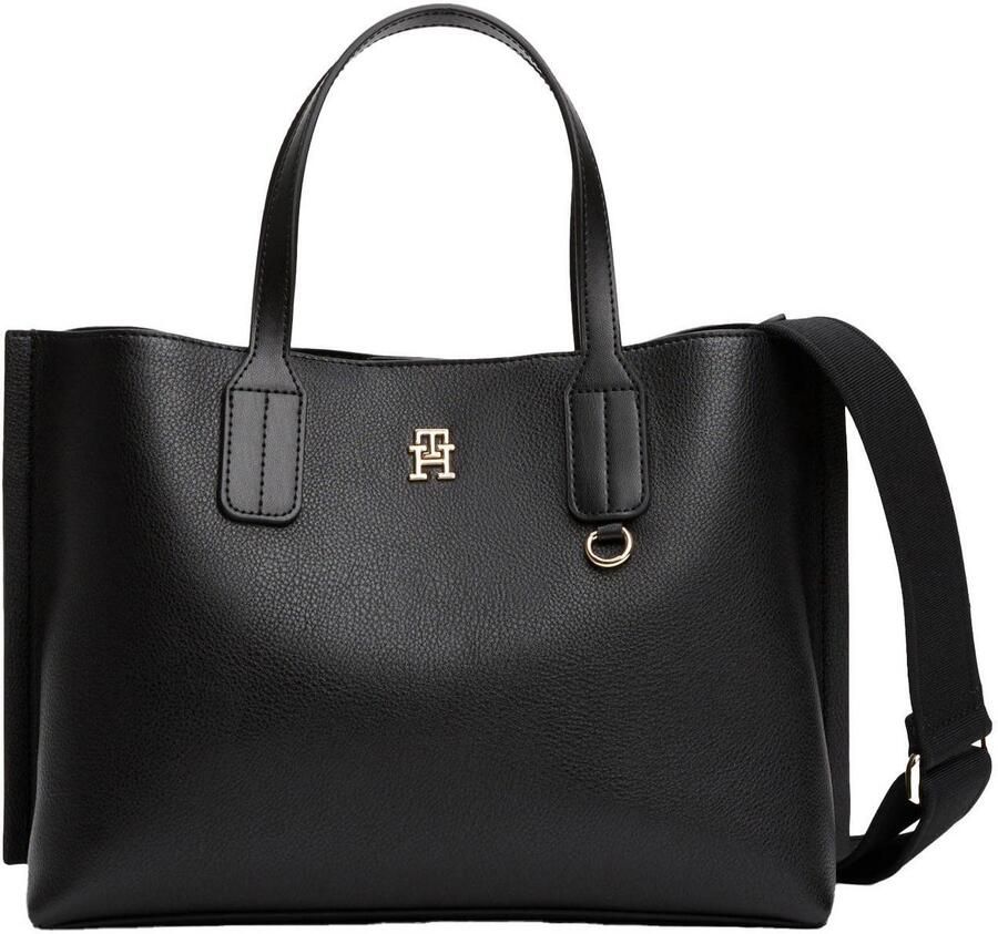 Tommy Hilfiger Tas TH DISTINCT MINI TOTE dames schoudertas draagtas met praktische rv-binnenzak - Foto 3