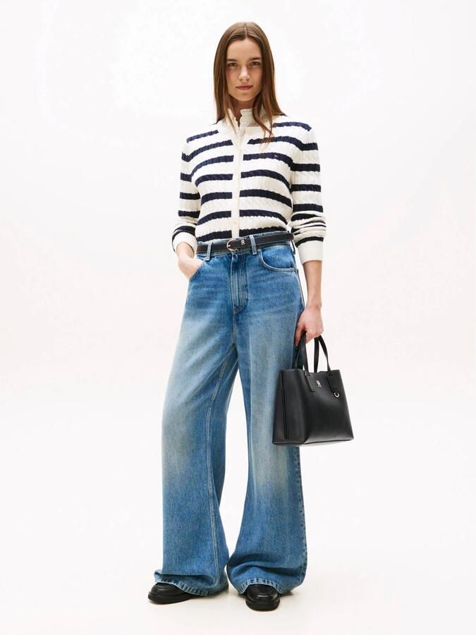 Tommy Hilfiger Tas TH DISTINCT MINI TOTE dames schoudertas draagtas met praktische rv-binnenzak - Foto 2