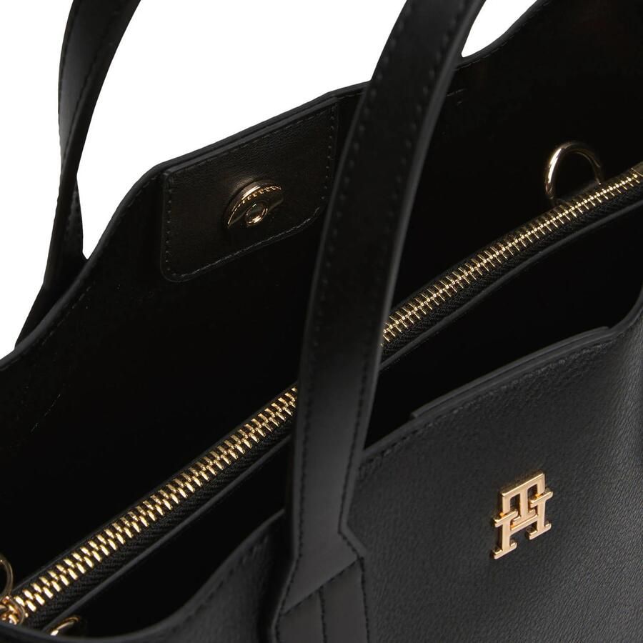 Tommy Hilfiger Tas TH DISTINCT MINI TOTE dames schoudertas draagtas met praktische rv-binnenzak