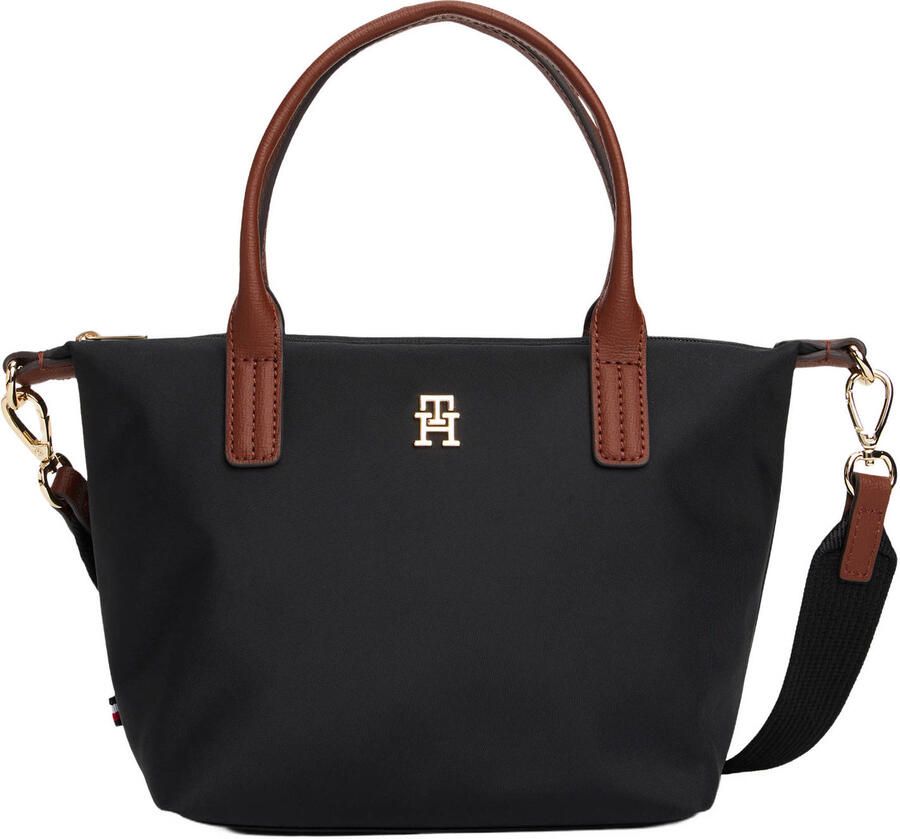Tommy Hilfiger Draagtas POPETTE MINI TOTE dames schoudertas minibag met afneembare schouderriem