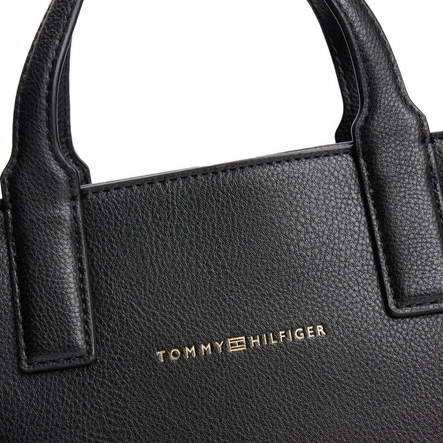 Tommy Hilfiger Tas TH LOGOTAPE MINI TOTE dames schoudertas met dubbel handvat