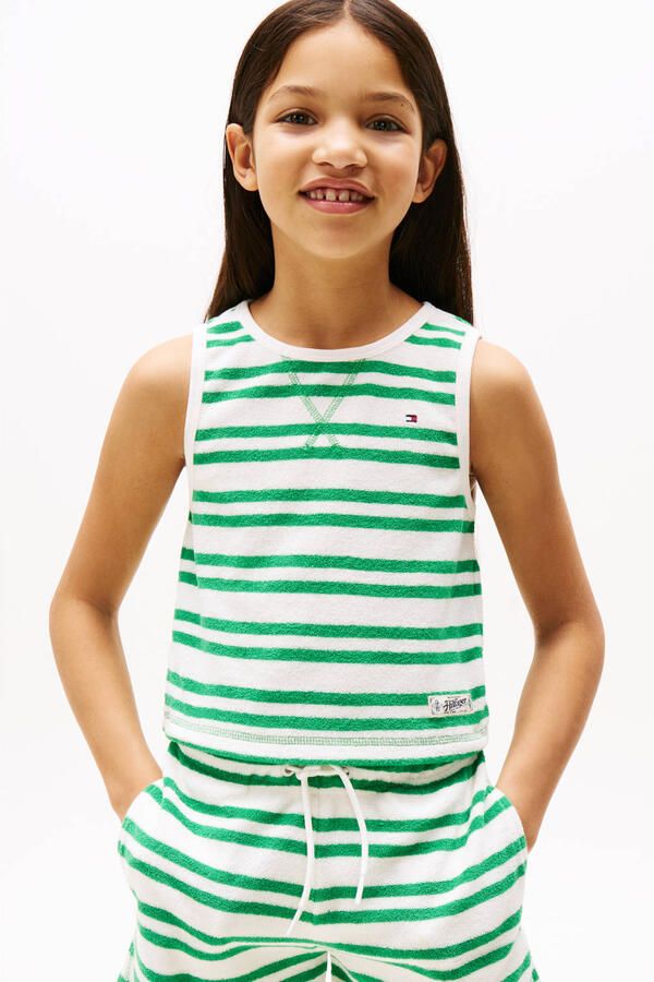 Tommy Hilfiger mouwloze top groen