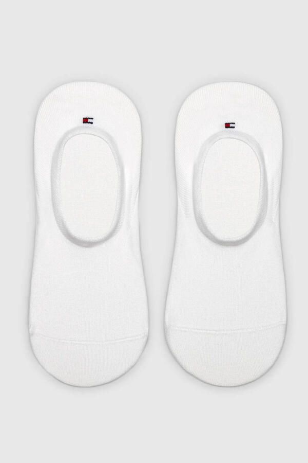 Tommy Hilfiger Kousenvoetjes TH WOMEN FOOTIE 2P met geborduurd logo (set 2 paar 2 paar)