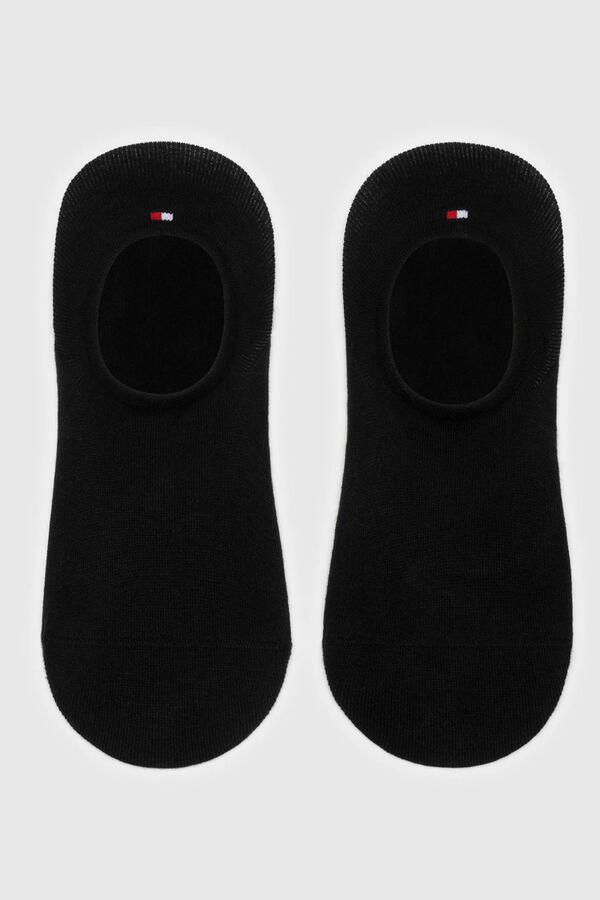 Tommy Hilfiger Kousenvoetjes TH WOMEN FOOTIE 2P met geborduurd logo (set 2 paar 2 paar)