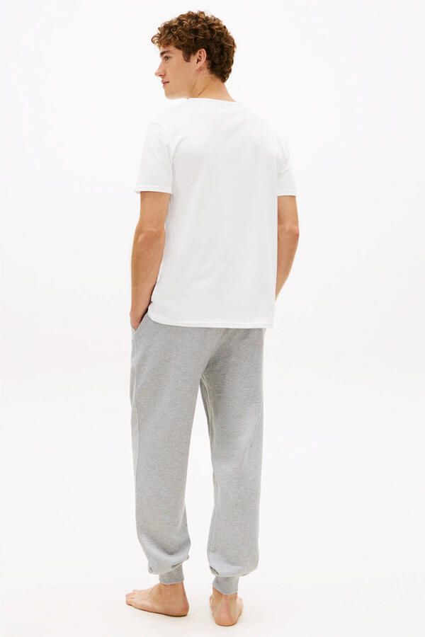 Tommy Hilfiger T-shirt met afgeronde V-hals in een set van 3 stuks - Foto 3