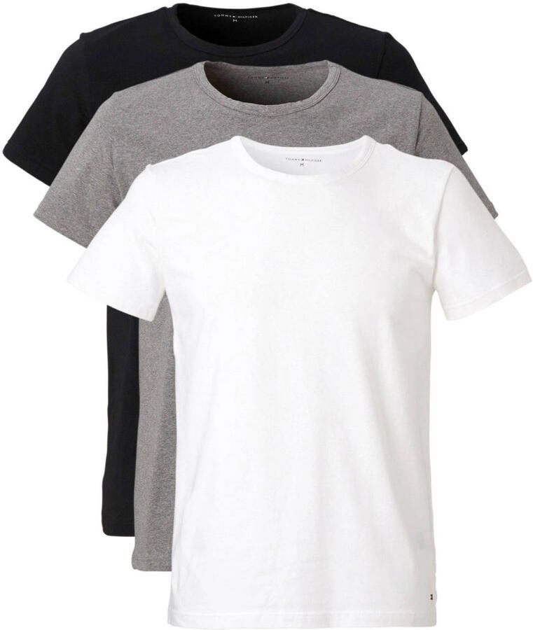 Tommy Hilfiger Stretch Crewneck Shirts Heren (3-pack) - Foto 2