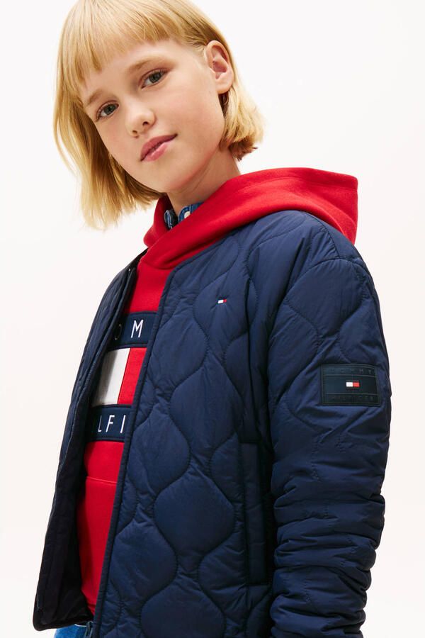 Tommy Hilfiger outdoor jas donkerblauw - Foto 3