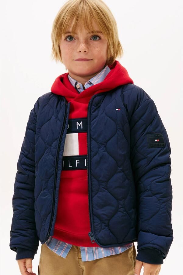 Tommy Hilfiger outdoor jas donkerblauw - Foto 2