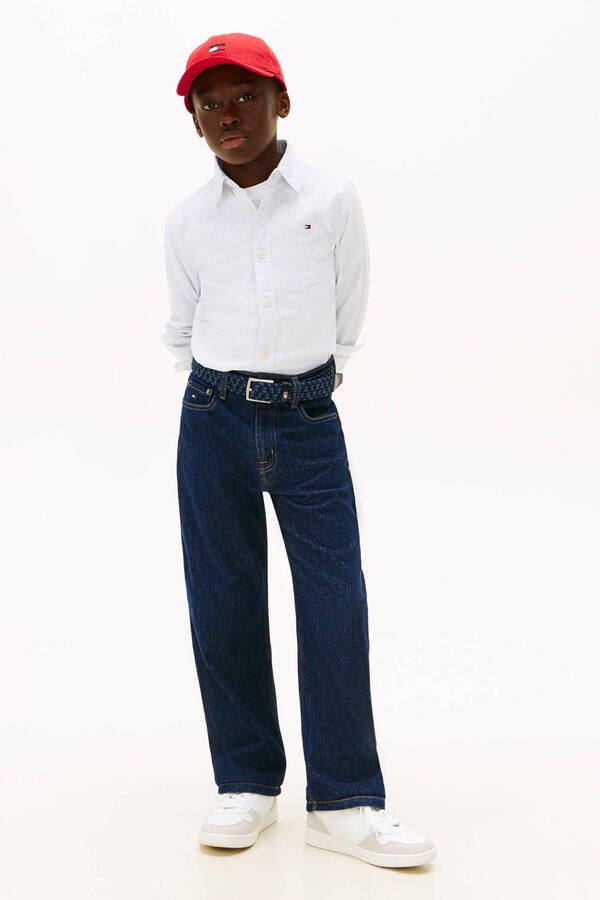 Tommy Hilfiger Overhemd met lange mouwen FLEX ITHACA SHIRT LS met streepjespatroon logo-borduursel - Foto 3