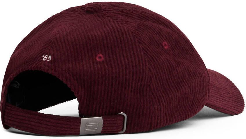 Tommy Hilfiger pet Flag 6 Panel donkerrood - Foto 1