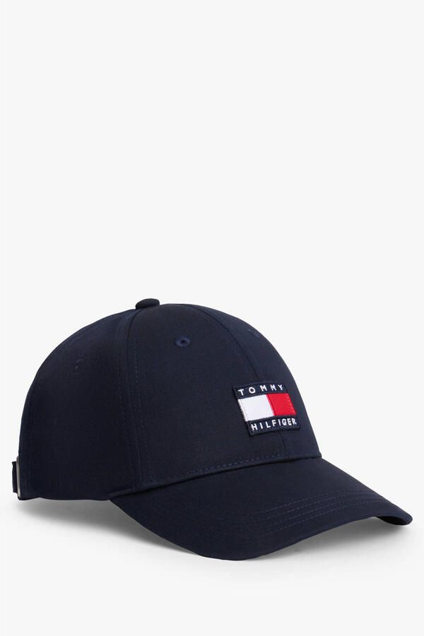 Tommy Hilfiger pet met vlaglogo donkerblauw