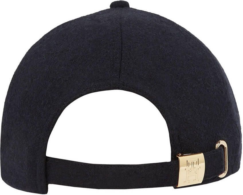 Tommy Hilfiger Monogram Wintermuts Stijlvol Donkerblauw Blue Dames - Foto 2