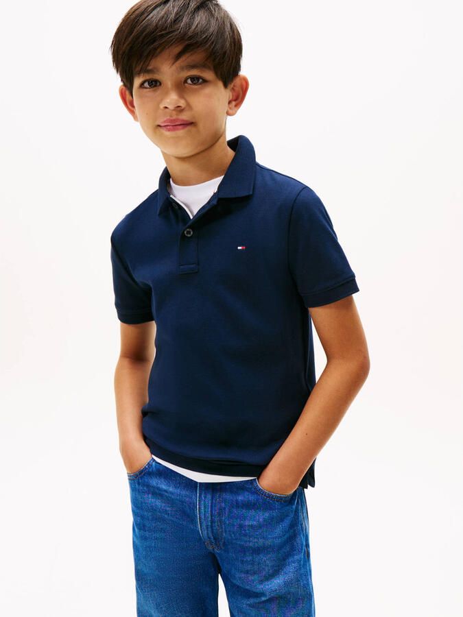 TOMMY HILFIGER Jongens Polo's & T-shirts Interlock Rwb Polo Ss Donkerblauw - Foto 5