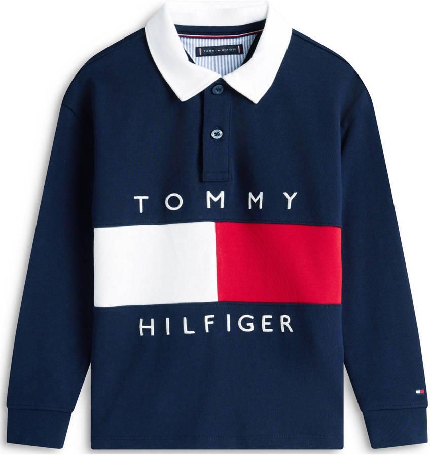 Tommy Hilfiger polo donkerblauw