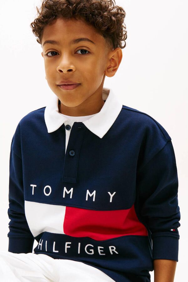 Tommy Hilfiger polo donkerblauw - Foto 3