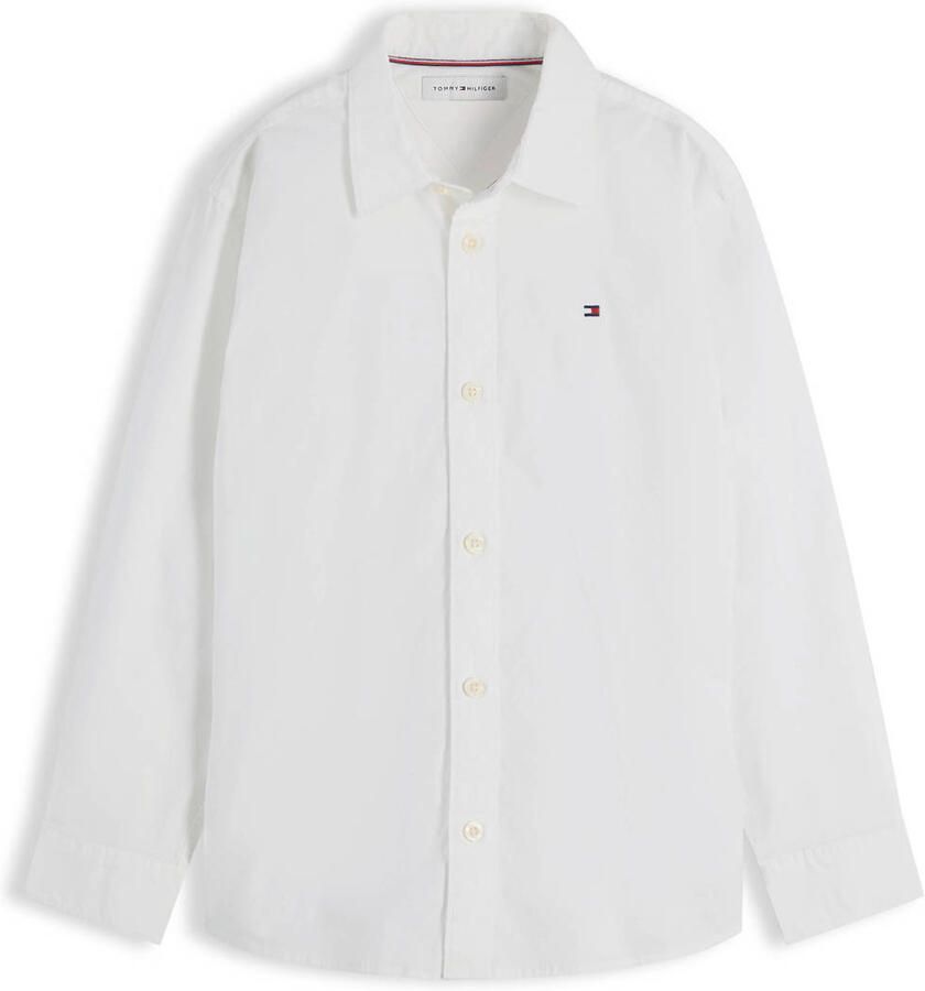 Tommy Hilfiger poplin overhemd wit