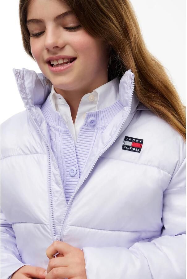 Tommy Hilfiger pufferjas lila - Foto 2