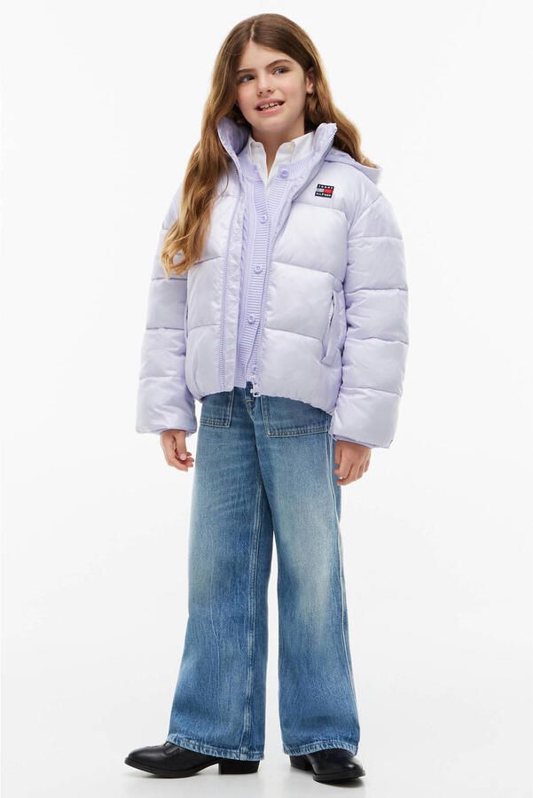 Tommy Hilfiger pufferjas lila - Foto 3