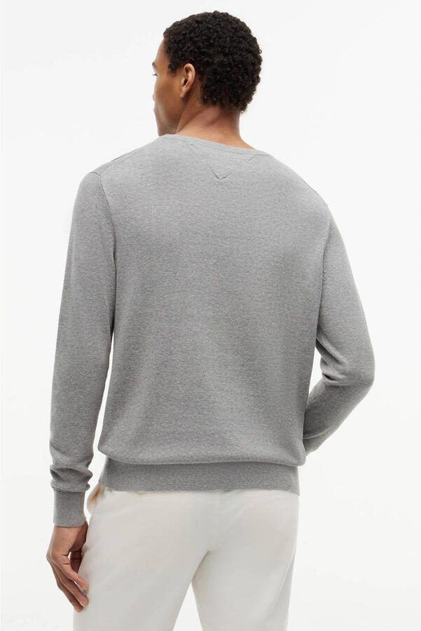 Tommy Hilfiger Trui met ronde hals ESSENTIAL COTTON CREW NECK 100% katoen crewneck regular fit premium mode - Foto 2