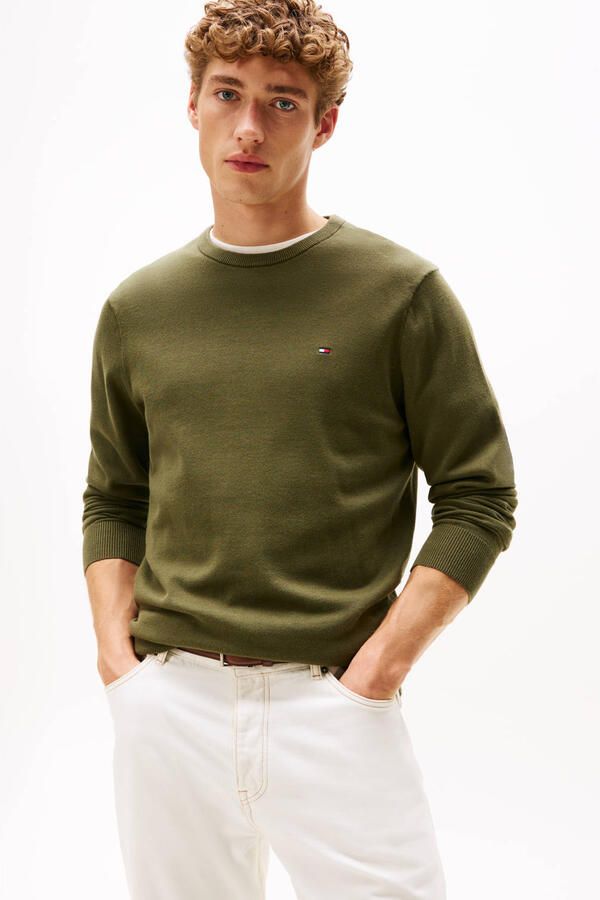 Tommy Hilfiger Essential Cotton Sweater Heren - Foto 2