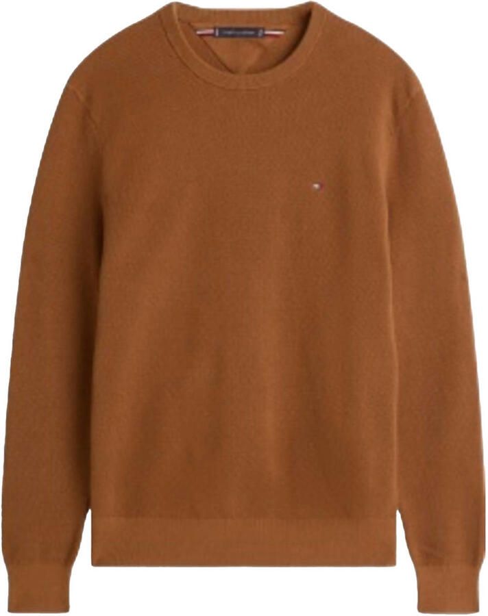 Tommy Hilfiger Regular fit gebreide pullover van zuiver katoen