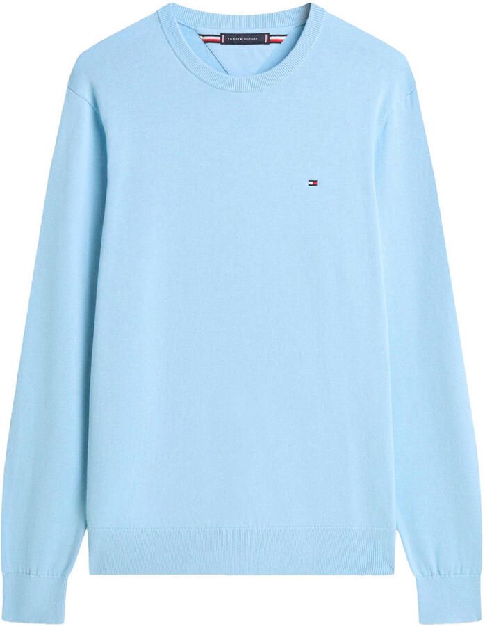 Tommy Hilfiger pullover trui fijn gebreid lichtblauw