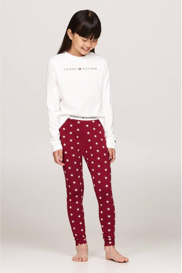 Tommy Hilfiger Underwear Pyjama LS PJ LEGGING PRINT SET voor kinderen tot 16 jaar