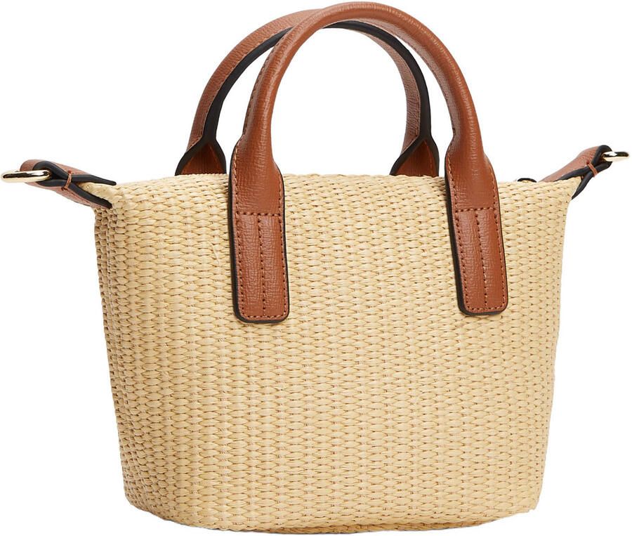 Tommy Hilfiger raffia mini shopper Popette naturel - Foto 2