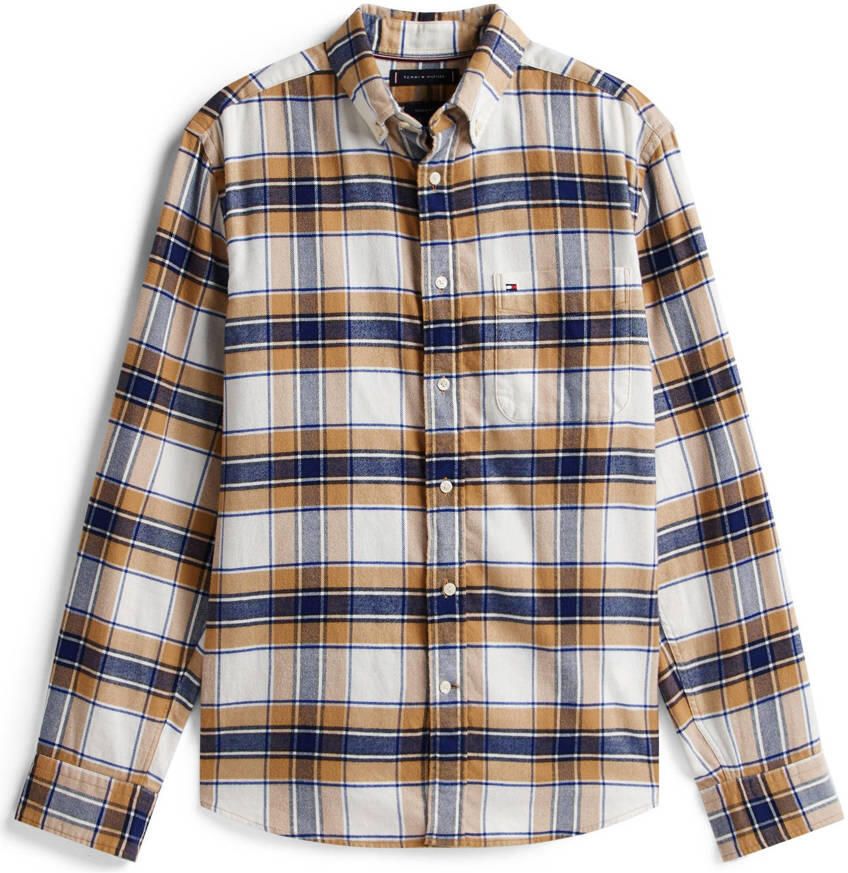 Tommy Hilfiger Regular fit flanellen overhemd van puur katoen - Foto 3