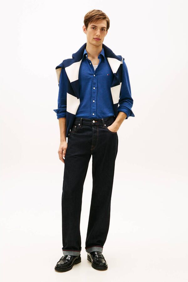 Tommy Hilfiger Regular casual overhemd donkerblauw - Foto 3