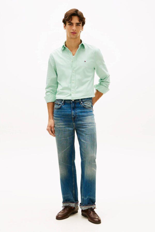 Tommy Hilfiger Regular casual overhemd mintgroen - Foto 3