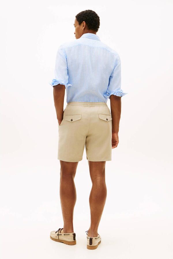 TOMMY HILFIGER Heren Broeken Dover 8 Po Sorona Linen 2 2 Zand - Foto 7