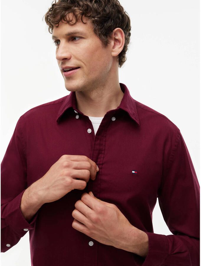 Tommy Hilfiger Overhemd met lange mouwen FLEX FLANNEL SOLID SHIRT - Foto 2