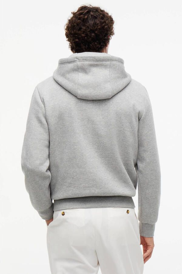 Tommy Hilfiger regular fit hoodie met print lichtgrijs - Foto 3