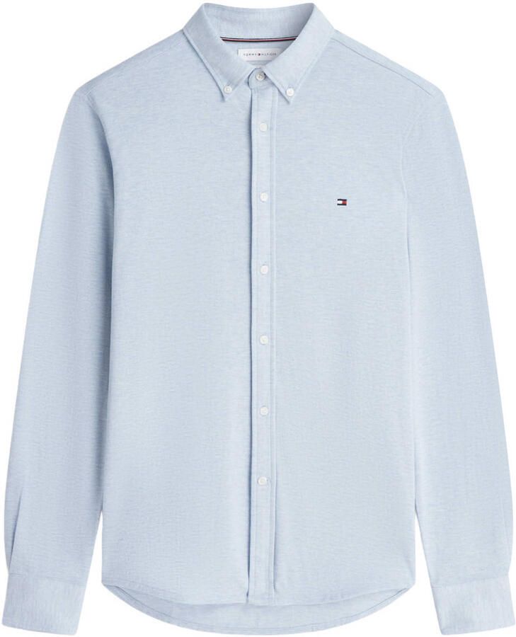 Tommy Hilfiger regular fit overhemd lichtblauw
