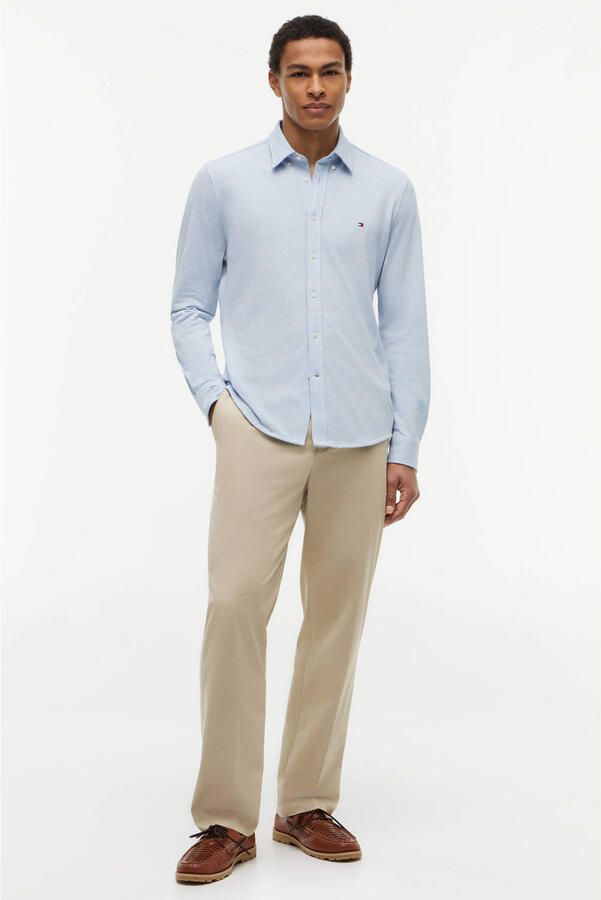 Tommy Hilfiger regular fit overhemd lichtblauw - Foto 2