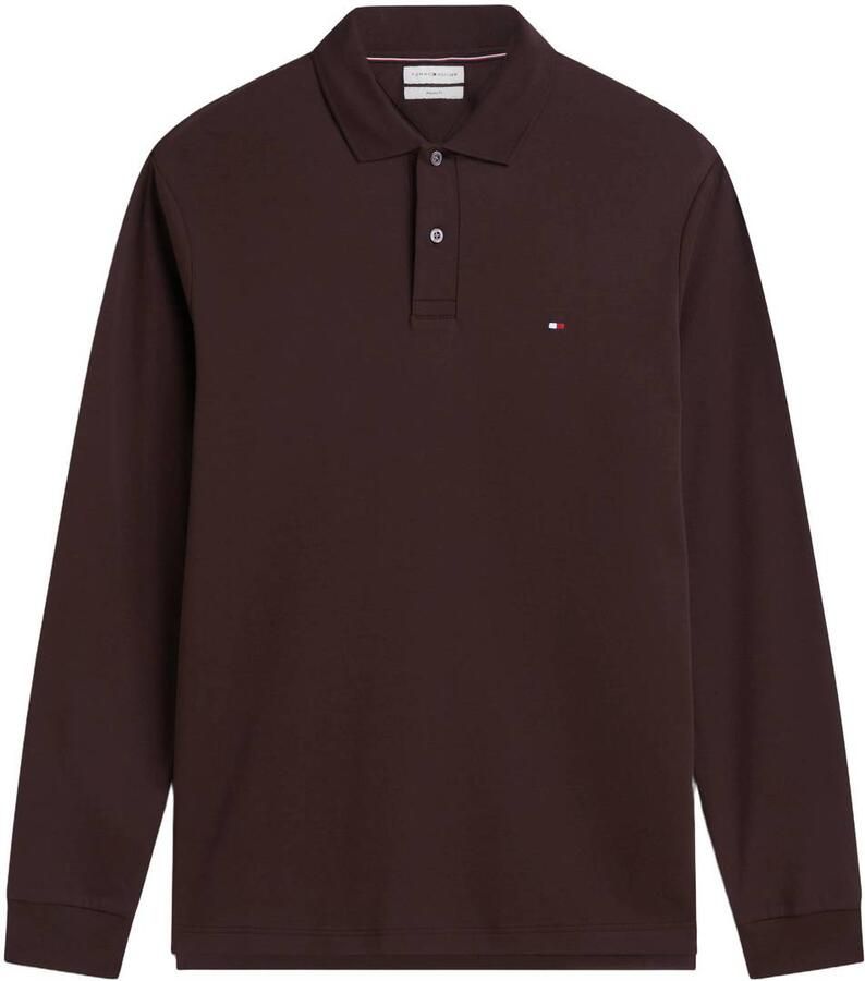 Tommy Hilfiger regular fit polo bruin